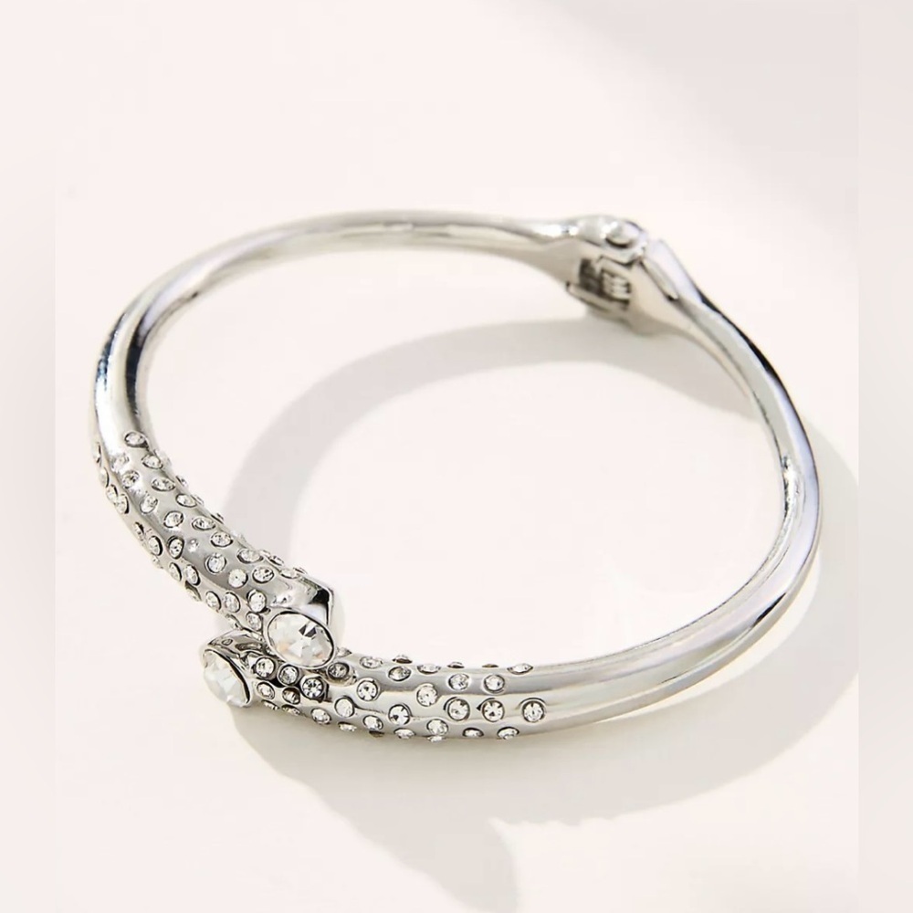 Anthologie Gold Crystal Cuff Bracelet NWT